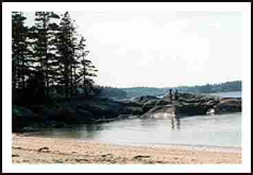 nearby beach