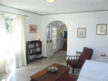 Living room with sofa bed