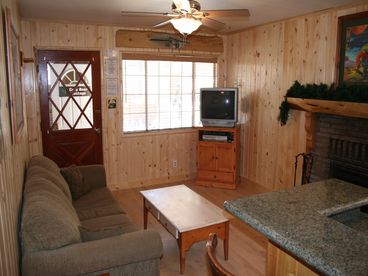 Family Room with wood floors