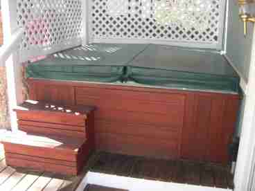 Out door covered Spa