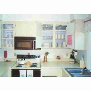 Kitchen showing some of the amenities.