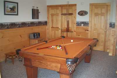 Bedroom with Pool Table