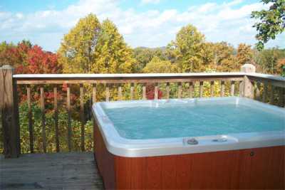 Hot Tub on Upper Deck