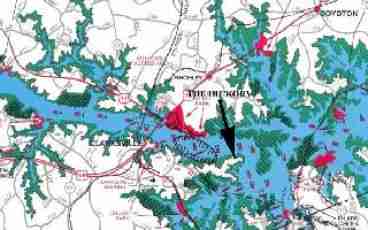 Lake Chart with Location