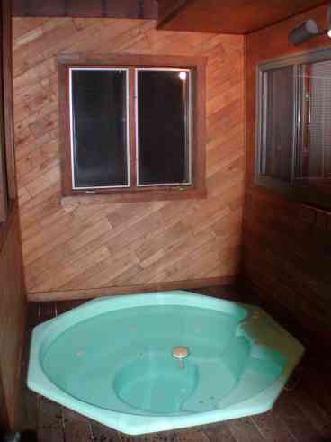 Private Jacuzzi just off the Master Bedroom