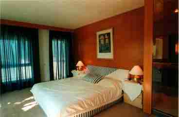 The master bedroom