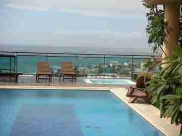 The sea view