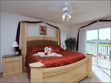 1 of 2 Master Suites with private balcony and en-suite bathroom