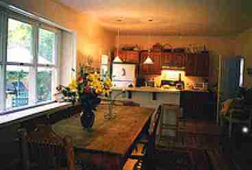 kitchen / bar area