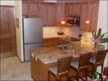 A kitchen any cook would love to work in - easy, well-equipped, latest appliances.