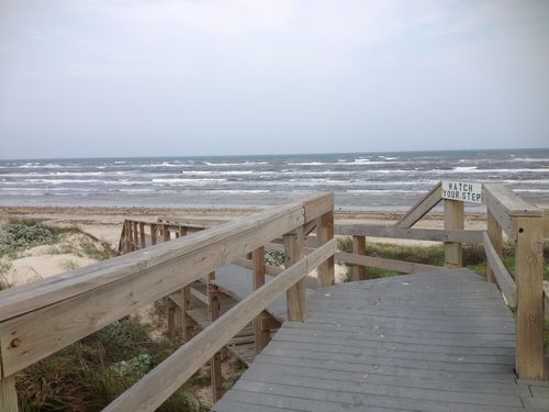 Boardwalk to beach