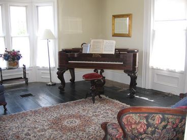 Music room is half of the double parlor.
