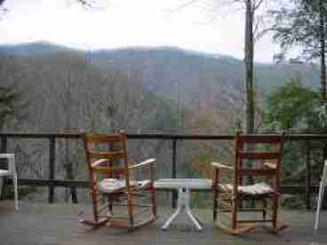 Large deck with view