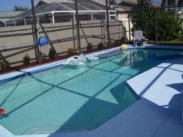 large private pool area