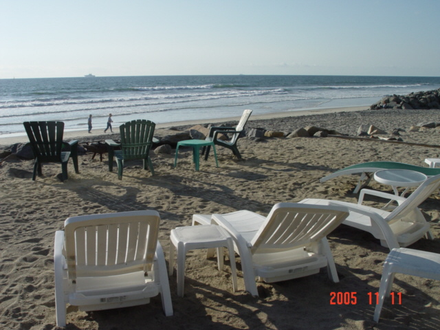 private beach
