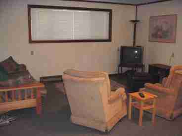 Living Room w/stove
