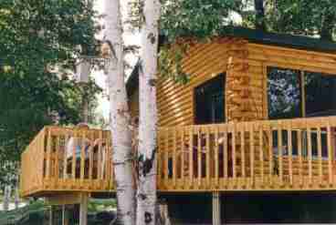 All cottages have decks. Great to enjoy the great outdoors