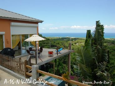 The Private Hilltop where Viaeques Villa Gallega is located.