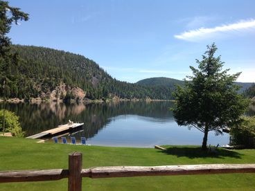 Lake view from house