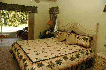 Master bedroom opens onto large lanai