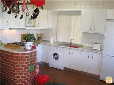 The recently modernized kitchen