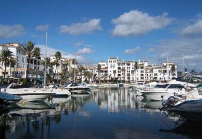 There are bars, restaurants and shops around the marina, a short walk away.