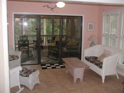 Sitting area looking out to Screened Porch