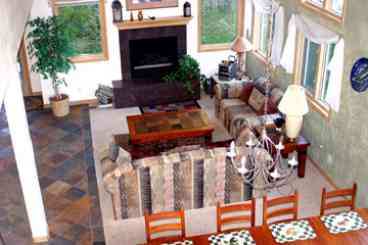 Great room from stair case