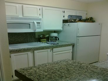 New flat top stove, new Convection Microwave above stove, new frig, fresh paint. 