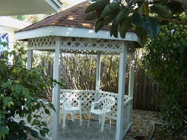 Gazebo in Back Yard