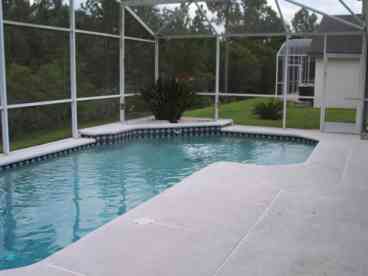 28ft Heated (optional) Pool overlooking quiet and serene Woodland Conservation Area