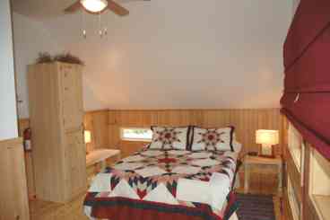 The Chalets' Master Bedroom