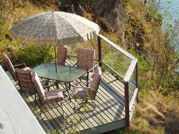 Octagonal Deck Dining Area