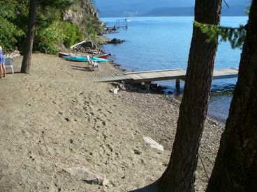 the beach