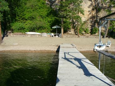 beach and wharf