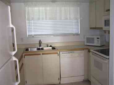 Fully Equipped Kitchen !  Includes all new appliances, Ref., Flat Top Stove, Dishwasher, Microwave over Stove and new TVs (to include DVD & VCR)
