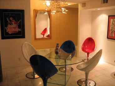 The dining room