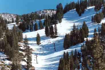 View of Diamond Peak Ski Resort from the condo
