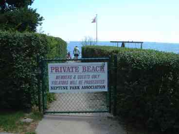 Private Beach!