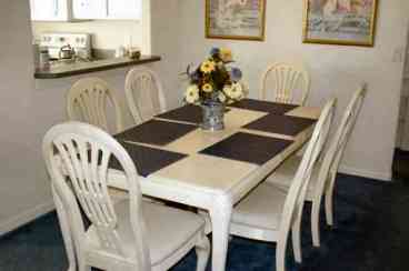 The Dining Room is conveniently located just next to the Living Room.