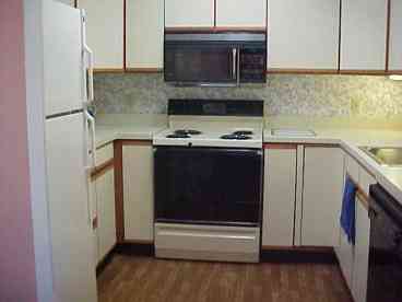 Fully Equiped Kitchen includes dishwasher, microwave, stove, fridge, and all utensils, cookware and dinnerware