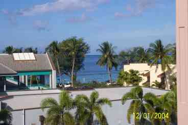 Ocean view from lanai