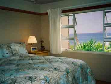 Oceanfront Bedroom. Great sound to go to sleep with.
