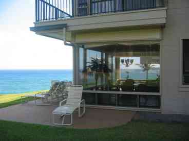Private oceanfront setting