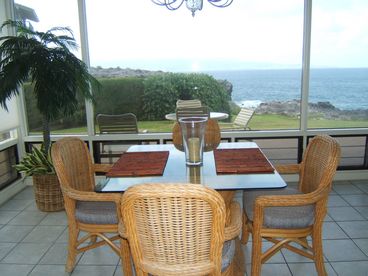 Dining with romantic views