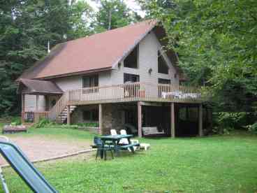 The house as seen from lakeside