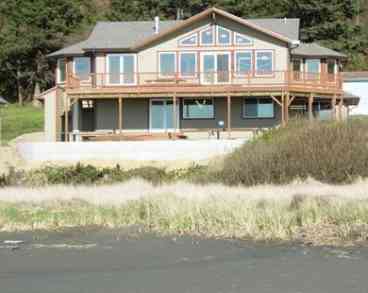 The house just steps above the beach