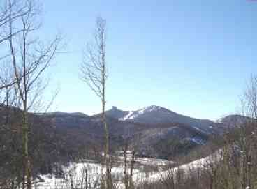 Panoramic view of Sugar Mountain