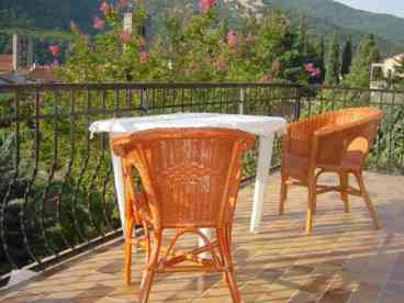 The villa terrace