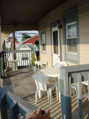 FRONT DOOR/ PVT DECK
